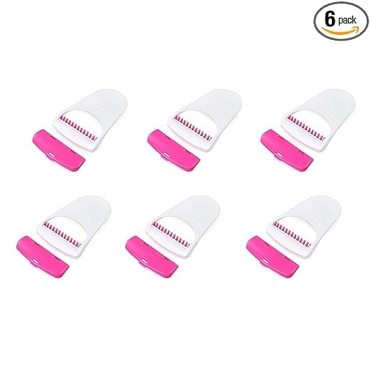 6pcs Smooth Painless Disposable Bikini Razor  Mini Body Shaving Razor Women Under Arms, Hand, Leg & Bikini Area Hair Remover Stainless Steel Double Shaver