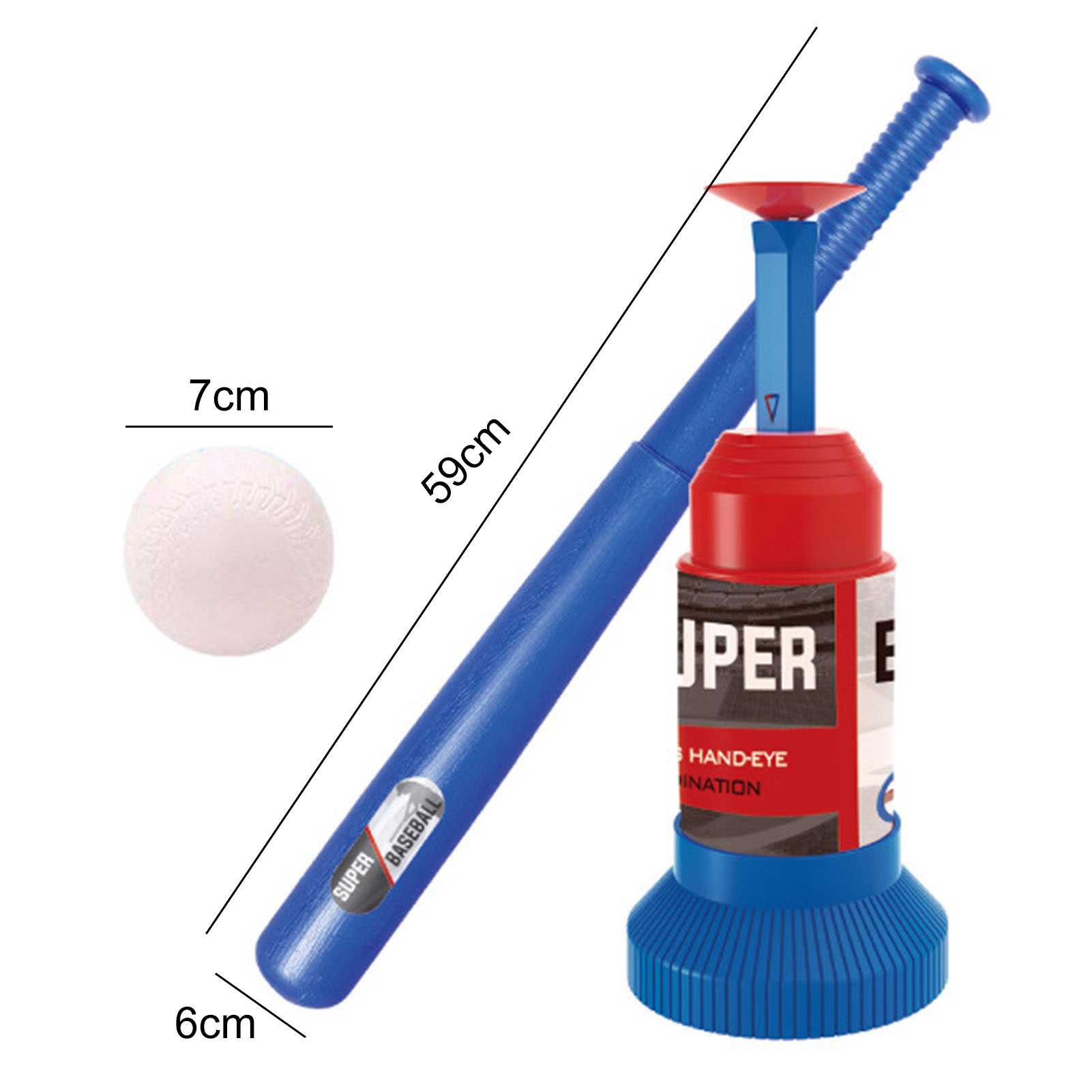 Baseball Launcher Toy Eye-Catching Training Practice Automatic Baseball Machine