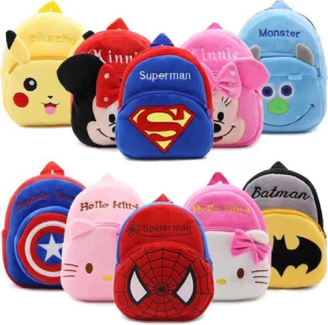 Multicolors Kids Stuff Bag 10 Inch Backpack  Mini School Bag for Boys & Girls  Lightweight Travel, Picnic & Nursery Bag  Durable Small Backpack top quality kidz stuff bag