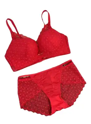 Fancy Bridal Bra And Underwear Set Bridal bra set Red Imported Soft Foam  Sexy Hot Look Classic Padded Push Up Bra for girls and women Imported Soft  Padded Liftup Foam Pushup Bra