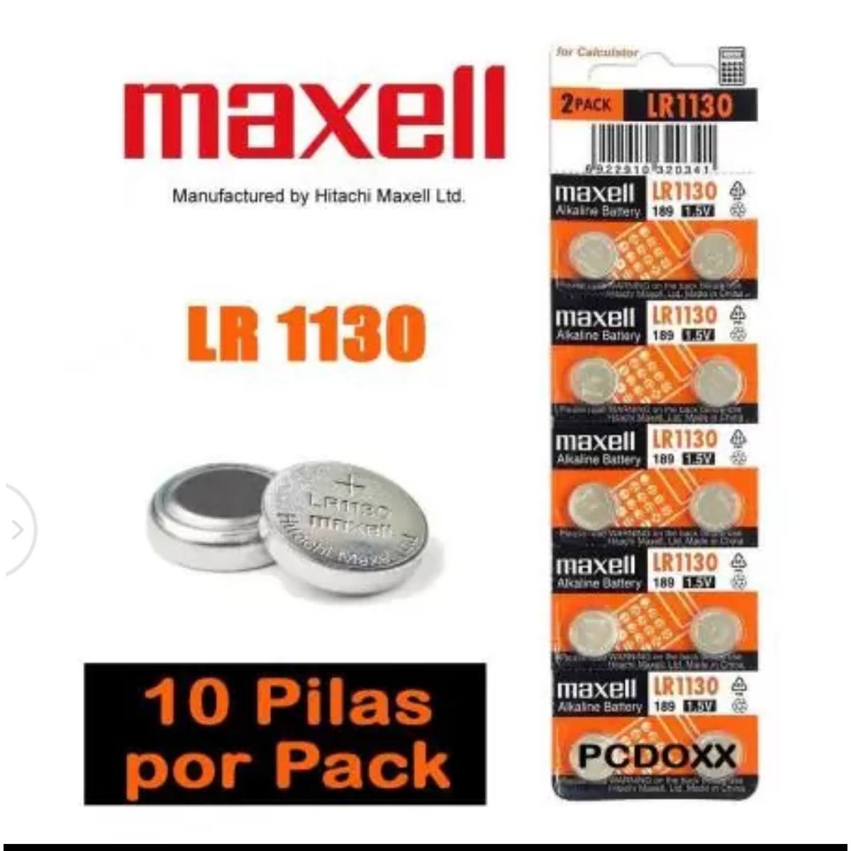 Pack of 10 pcs lithium battery cell LR 1130 coin cell