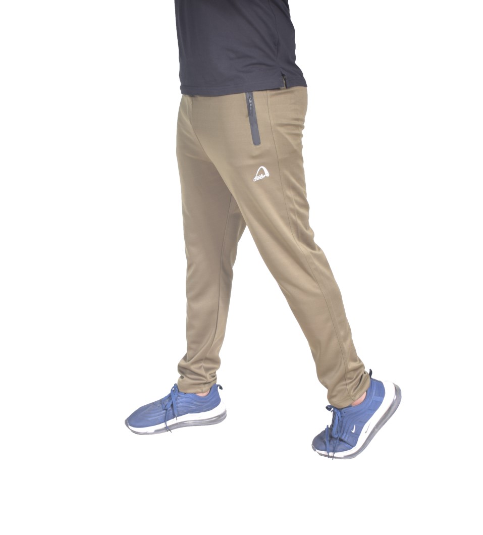 Athlico Men's Tapered Track Trouser | Zip Pocket Sports Pants | Slim Fit Casual Wear