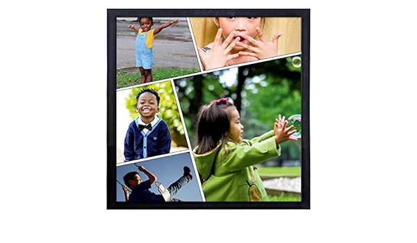 Customizable Digital Photo Frame with Crystal Finish, Available in Sizes 4x6 to 12x18