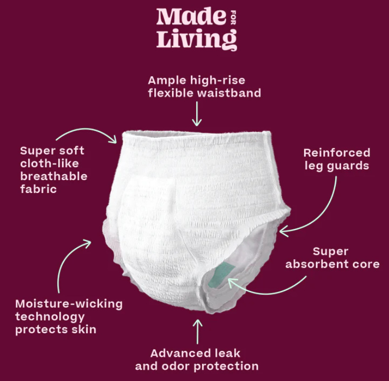 All Night Protection Disposable Period Panties, No leakage, No tension