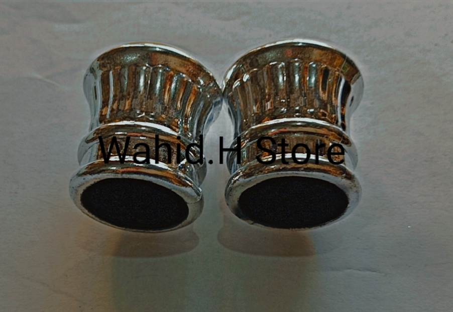Pack Of 2pcs - Curtain Rod End Stoppers- Plastic Made Ends - Curtain End Stoppers - Endcaps For Curtains