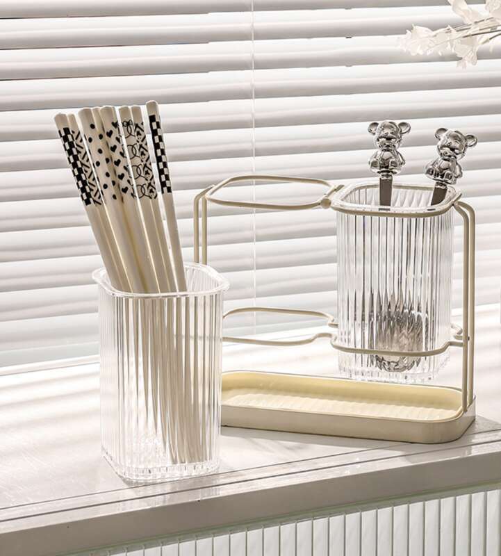 Barile, contenitore per coltelli da cucina di lusso, leggero, portaoggetti per scarico, porta bacchette a parete, per uso domestico e quotidiano_voghion.com