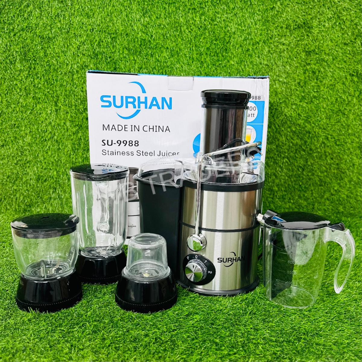 Juicer Blender grinder chopper machine Surhan 4 in 1 Food Processor