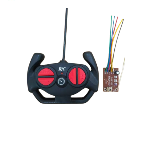 4-Channel 27MHz RC Transmitter & Receiver Board Set – Wheel-Style Remote Control System for Toy Cars/High speed remote