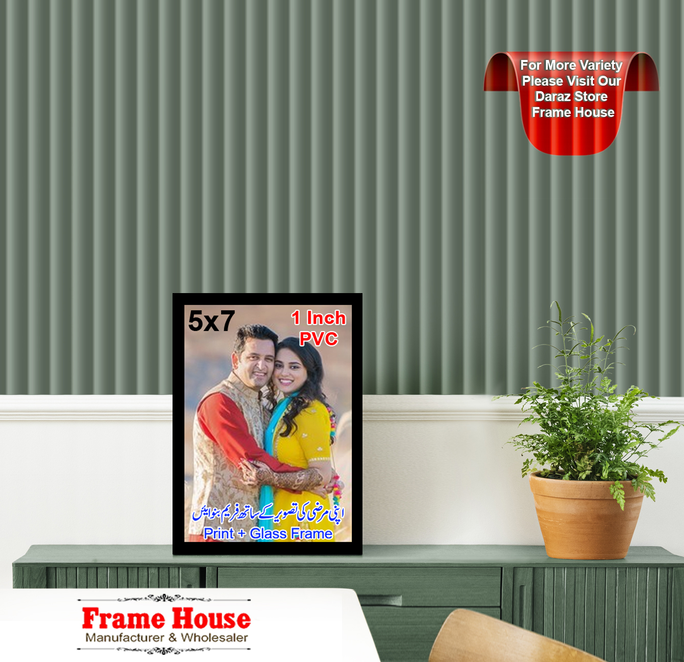Customized Black Photo Frame with High Transparency Glass Modern Polymer Design Multiple Sizes Available