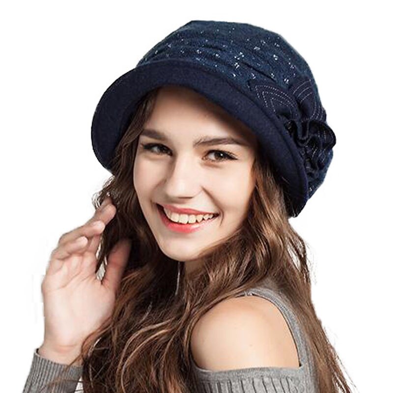 FS French Beret Hats Blue Orange Camel 