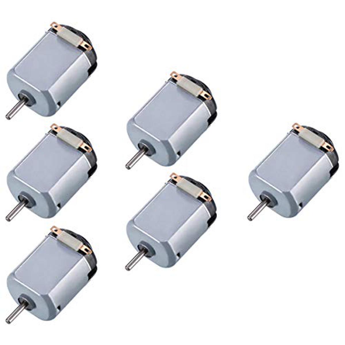 Pack Of 6 Dc Motor For DIY Projects / Science & Electronics Projects