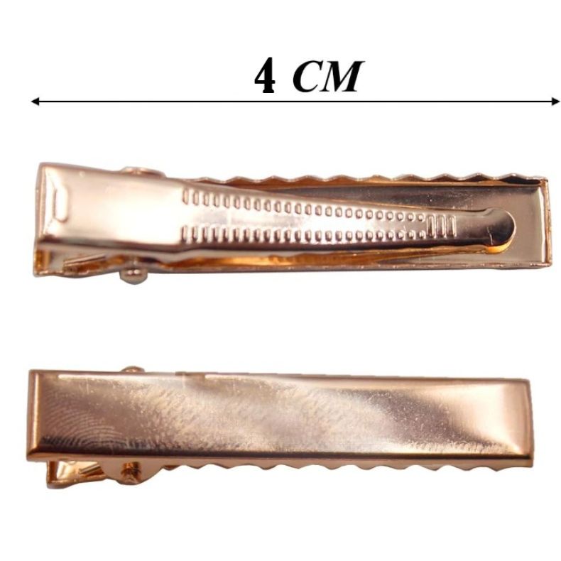 10/20 pcs Metal Alligator Hair Clips Pins Flat Top with Teeth for DIY Hairpins Headdress