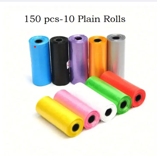 10/20/40 Rolls of Baby Diaper Diaper Disposal Bag Rubbish Bags Pet Dog Poo Waste Bag Rolls Garbage Pets Wastage Bags