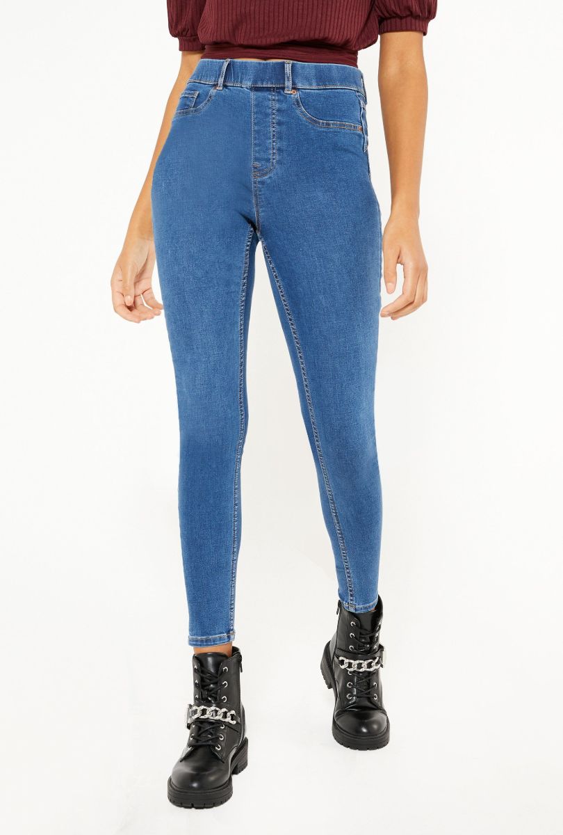Blue Emilee Jeggings L32-665861740L32 