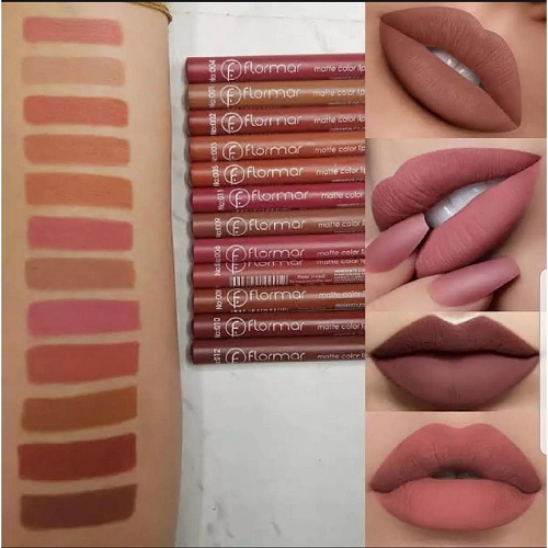 Pack of 2/3/6 or 12 Lip Liners Pencils LipPencils Nude Dark Shades Matte Waterproof- Thick Pigmented Lip Pencils Lipstick