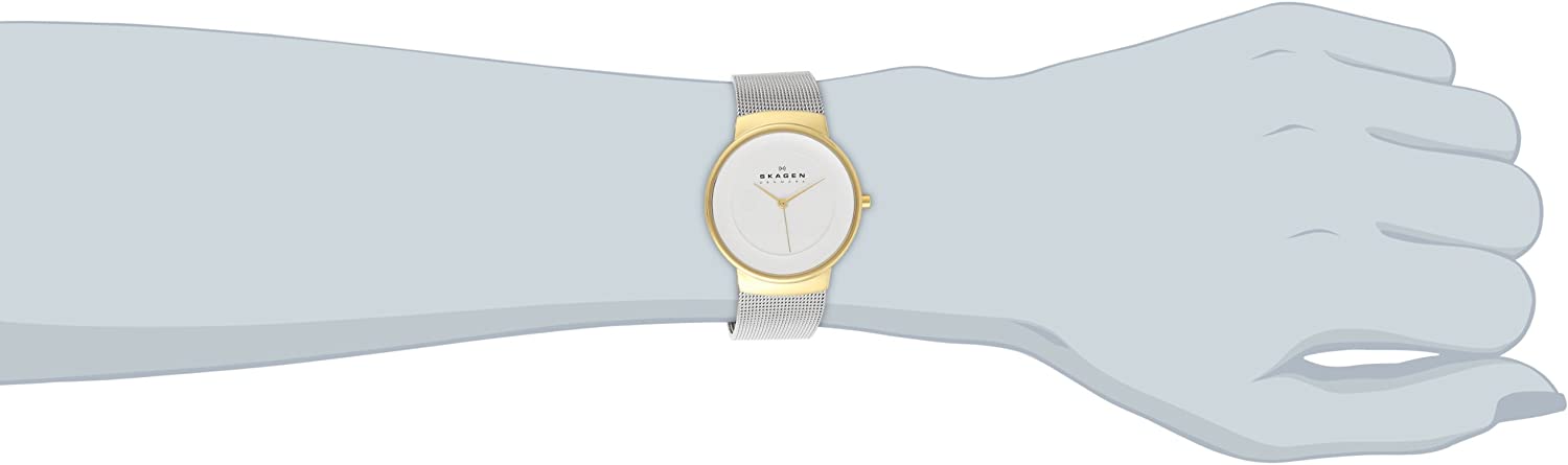 Skagen Women’s SKW2076 Stainless Steel Mesh Watch – 32mm White Dial Women main image 2