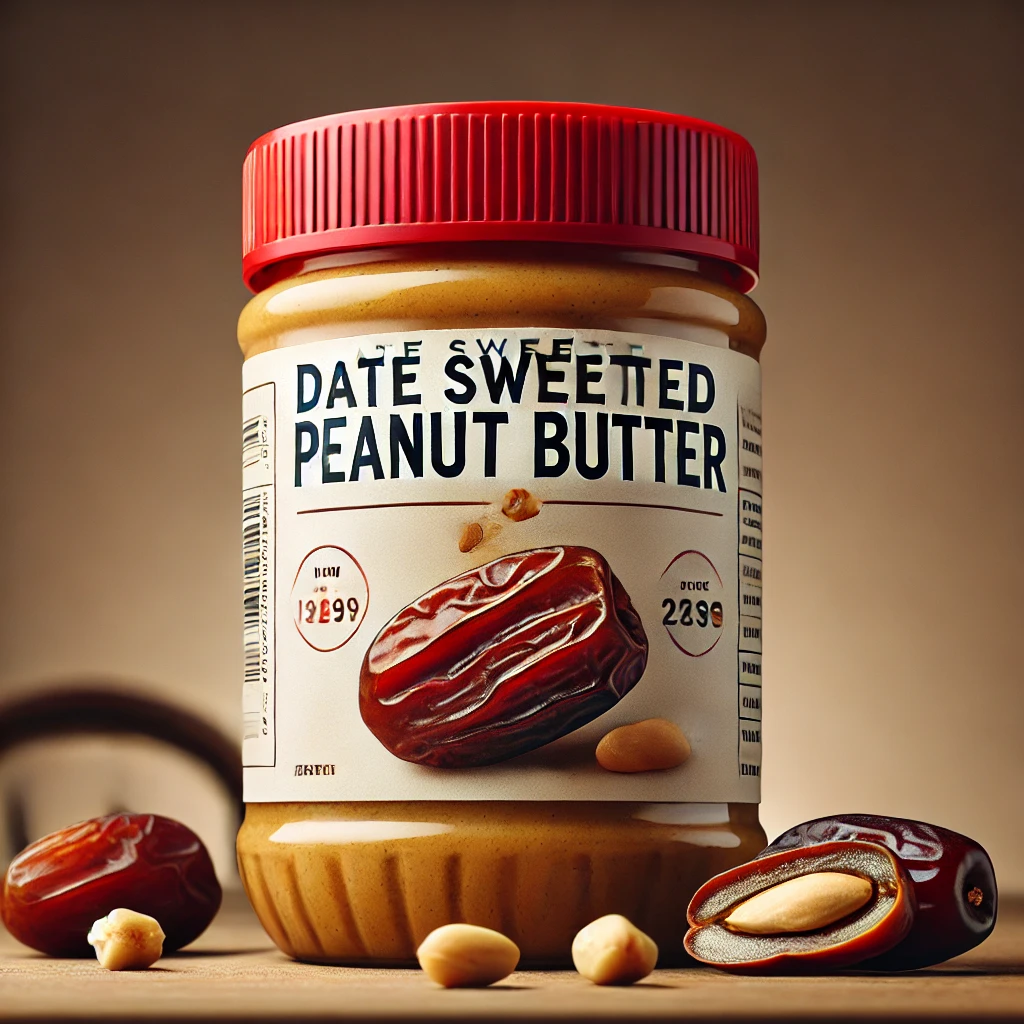 Homemade Peanut Butter With Dates (Sweetened)   950g  Crunchy/Creamy  Organic Homemade No Added Sugar  No Artificial Sweeteners  No Palm Oil  Gluten Free  No Preservatives  100% Natural Protein Source