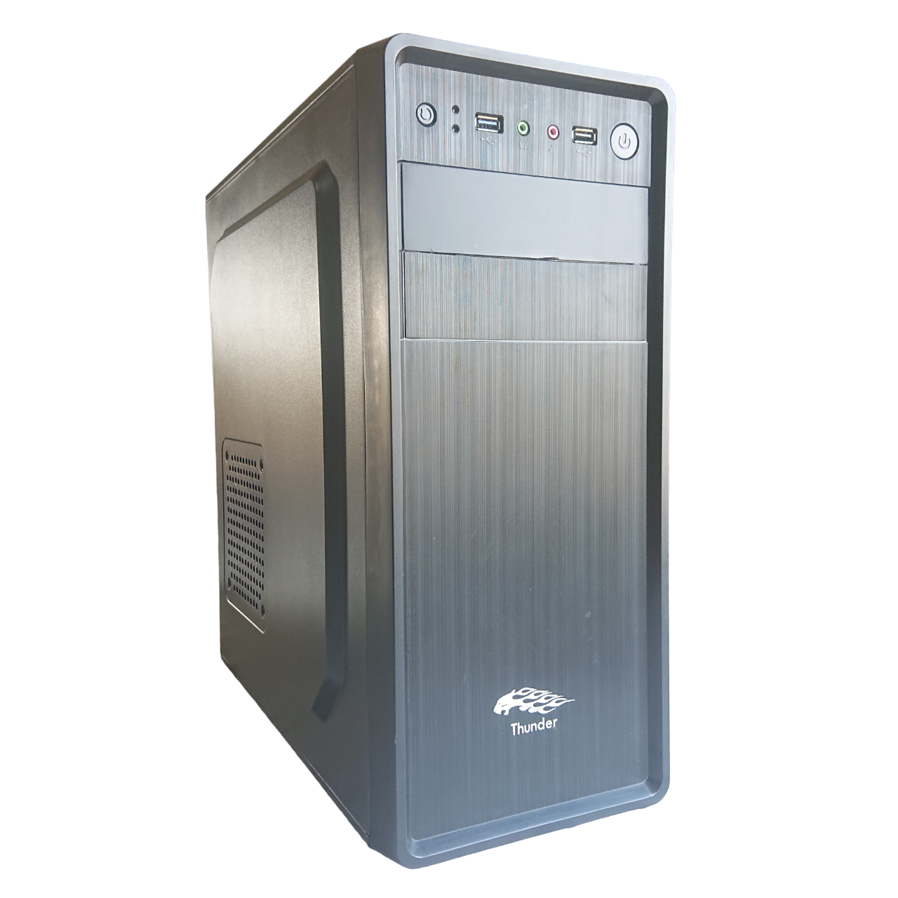 Thunder Black Gaming Casing PC Case Computer Chassis With RGB Fan