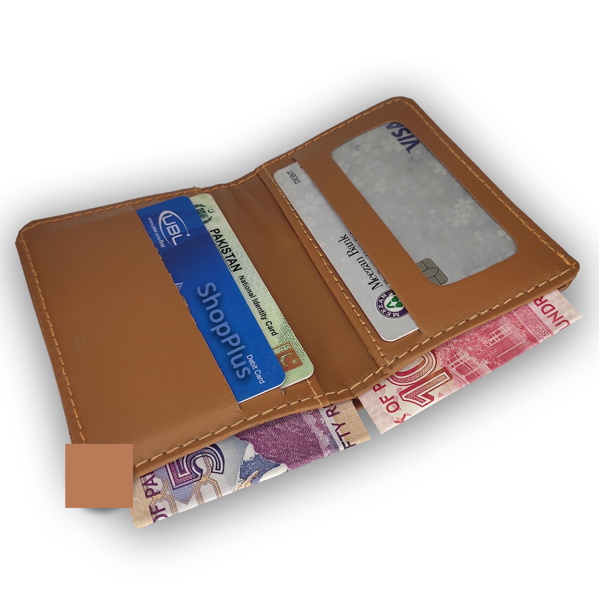 Slim Stylish Card Holder Wallet for Men Without Button - High Quality Rexine