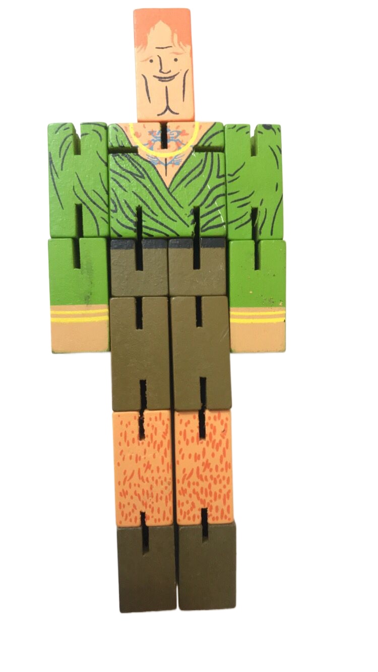 Wooden Puzzle Robot for Kids, Brain Teaserr