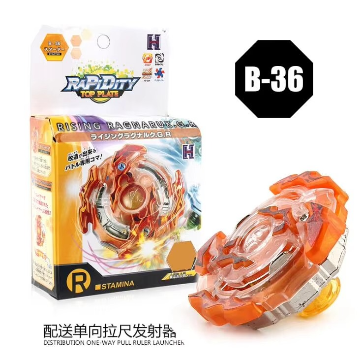 B34 Victory Valkyrie Spinner Action-Packed Top with Launcher Included