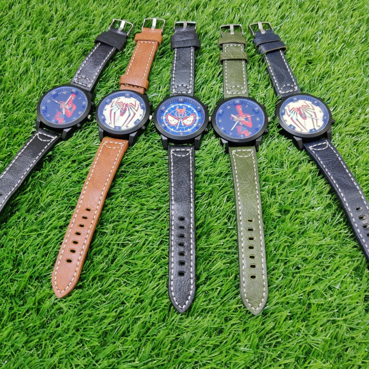 LEATHER BELT WATCH FOR BOYS