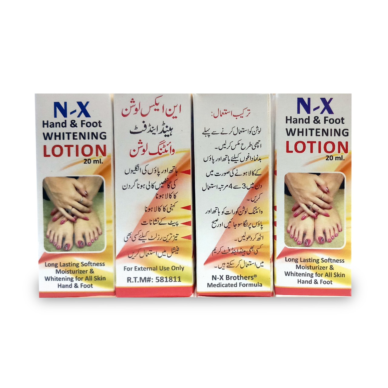hand feet whitening formula cream