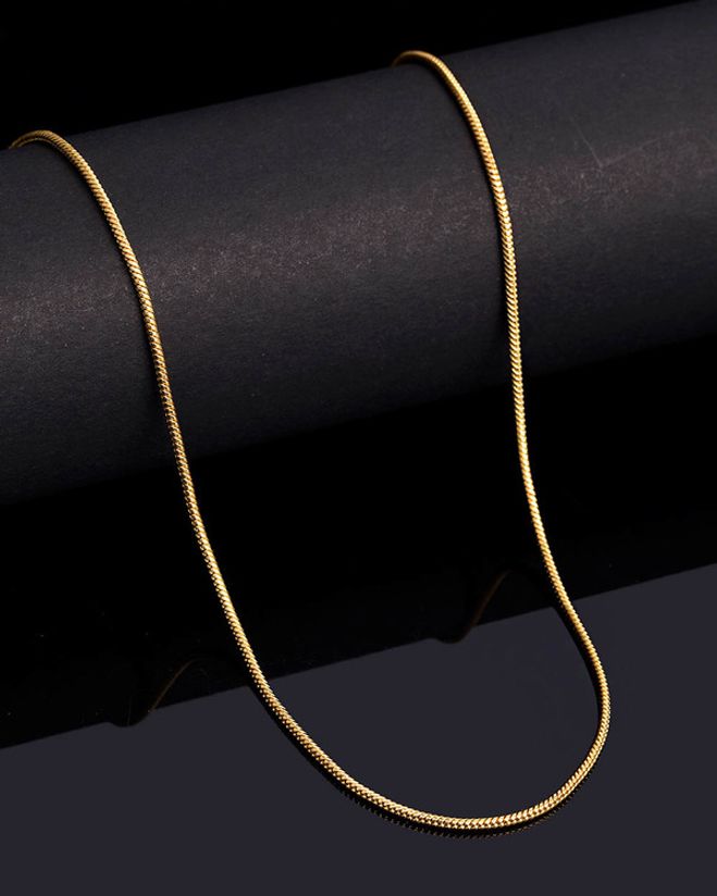 golden snake chain for women