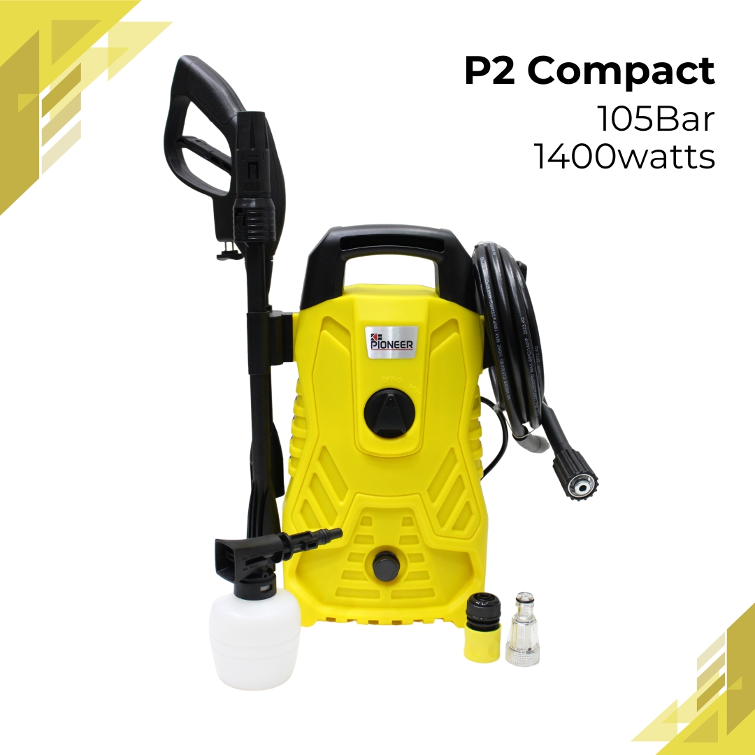 Ke Pioneer P2 Compact High Pressure Washer 105Bar 1400Watts Top