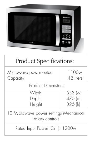 dawlance microwave oven 142