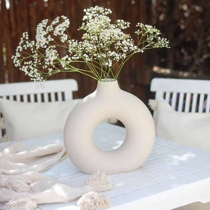 Dount Vase for home decor | Elegant design  |Flower vase |