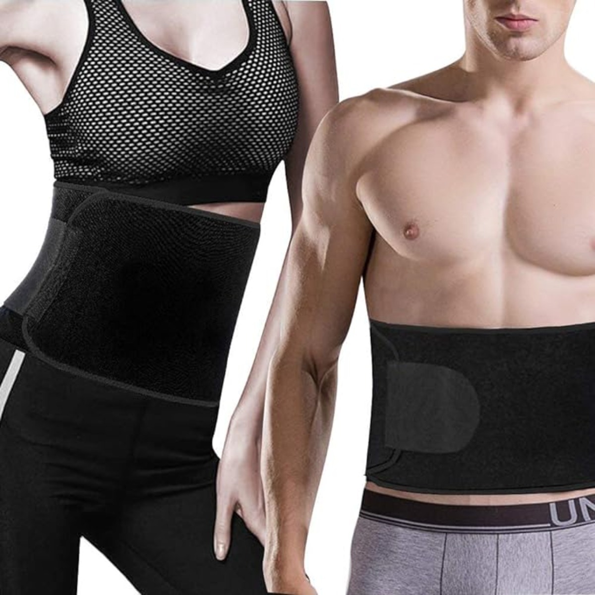Slimming belt. hot shaper. running belt Woman & men Waist Slimming Girdle –  Stomach Wrap Band for Sauna or Gym Sessions – Weight Loss, Increased Sweat  and Tummy Fitness Trimmer or a