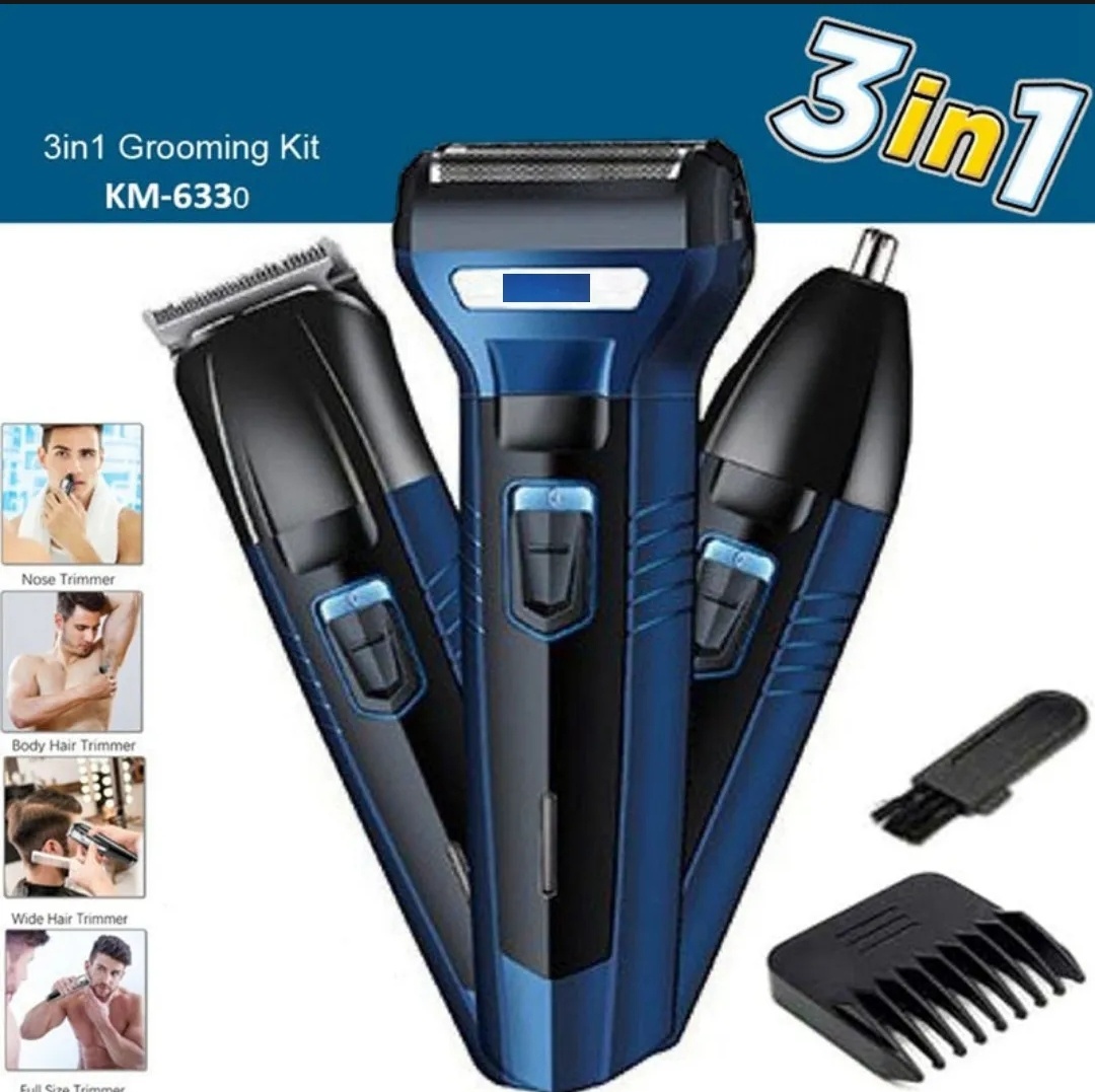 Shaving Machine 3 in 1 for Men 3 in 1 hair trimmer Rechargeable Hair Clipper Beard Trimmer and Electric Shaver Professional Grooming Kit Cordless Hair Cutting Machine Beard shaping trimmer Hair removal machine for men