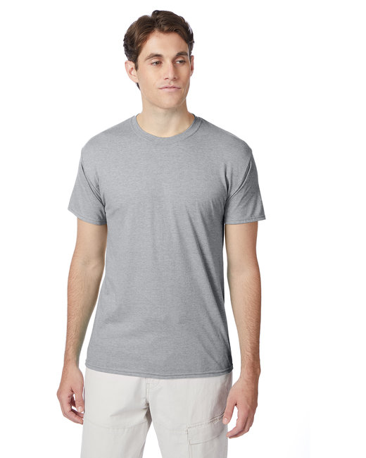 Ruku Garments New Half Sleeve Plain Hyder Grey Tshirt For Men
