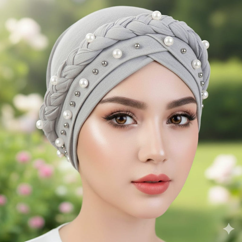 Muslim Hijab Cap Turban Stretch Hat Braid Hijab inner