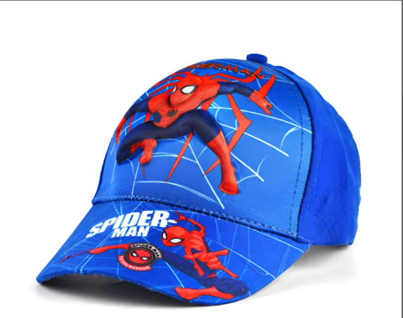 HotToys Spiderman Kids Cap – Superhero-Themed Baseball Hat for Boys & Girls, Fashion & Cosplay Accessory