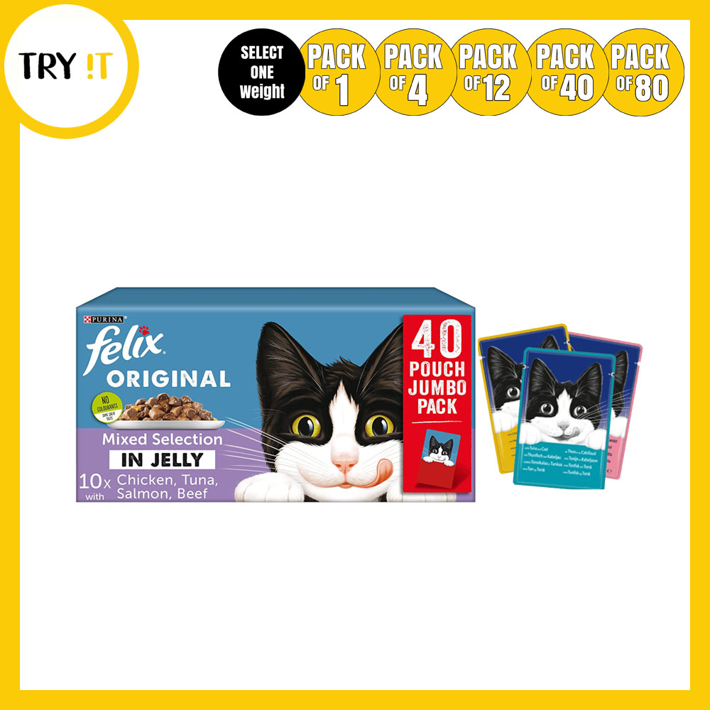 felix cat food sachets