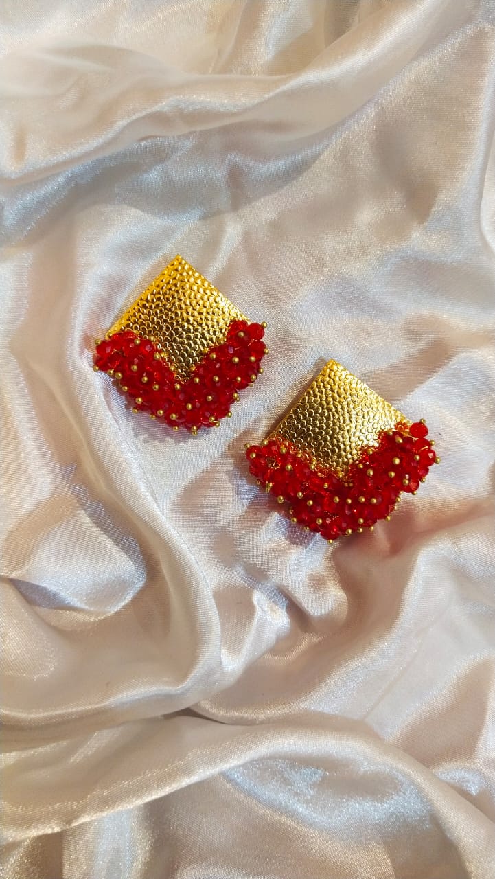 Red Stylish & Trendy Earrings For Girls & Woman