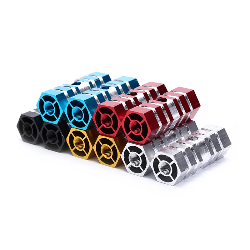 1Pair Aluminum Alloy Footrest Bicycle Bike Rear Foot Peg Stunt Six Axle Bicycle Components Parts