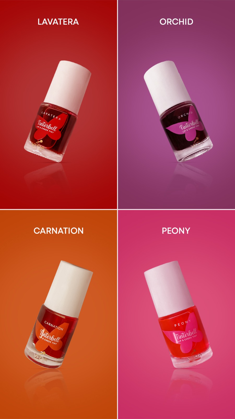 VIDA New York Tinterbell Lip & Cheek Tint – Peony | Liquid Lip Tint & Cheek Tint | Every Day Tint