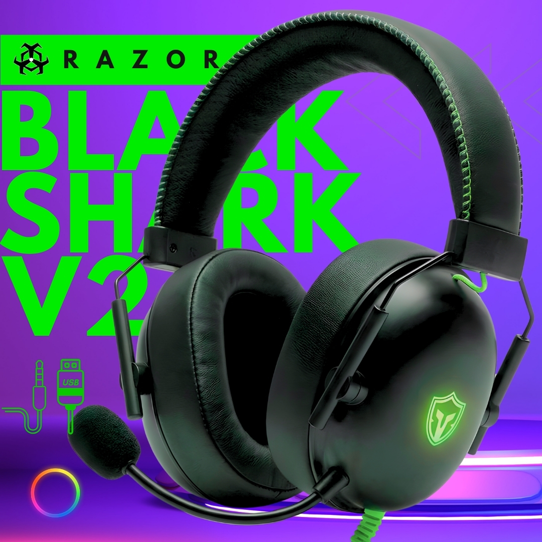 Pro II - RGB Gaming Headphones with Noise Cancelling Gaming Mic, Stereo Headset With Surround Sound RGB Backlight for Laptop, Notebook, PC, Ps4 - Al Madina Store. pk