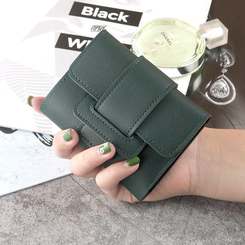 Short Women Wallets Small Slim Luxury Wallet New Fashion Pu Leather Female Purse Designer Money Bag Card Holder, wallets For Girls