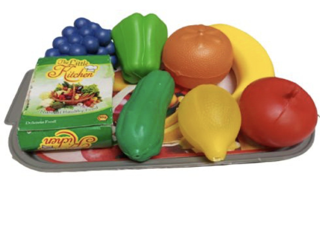 Fruit Kitchen Toy Set Pretend Play Educational Role-Playing Game for Kids Realistic Design