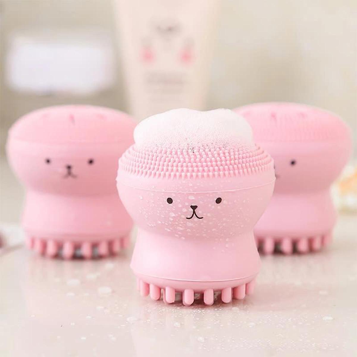 Face Cleansing Brush - Octopus Shape Facial Cleanser Massager