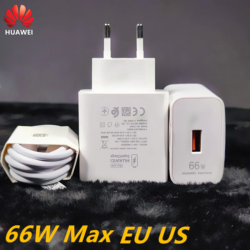 HUAWEI 66 Watt Charger Supercharger with 6A Cable for Hauwei P50 Pro P40 pro+ Mate Xs Mate 40 pro price in Pakistan
