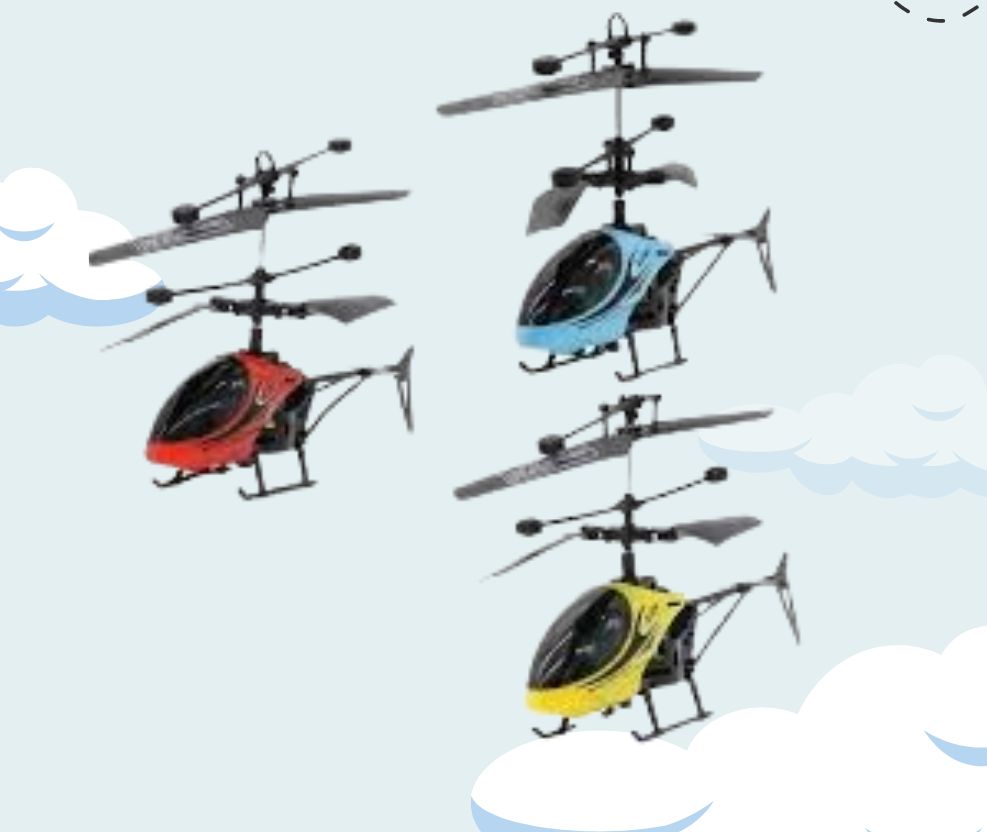 Hand Induction Control Flying Helicopter Toy with Infrared Sensor,Hand Induction Control Flying Helicopter Toy with Infrared Sensor, USB Charger and Flashing Light for Kids (without Remote)