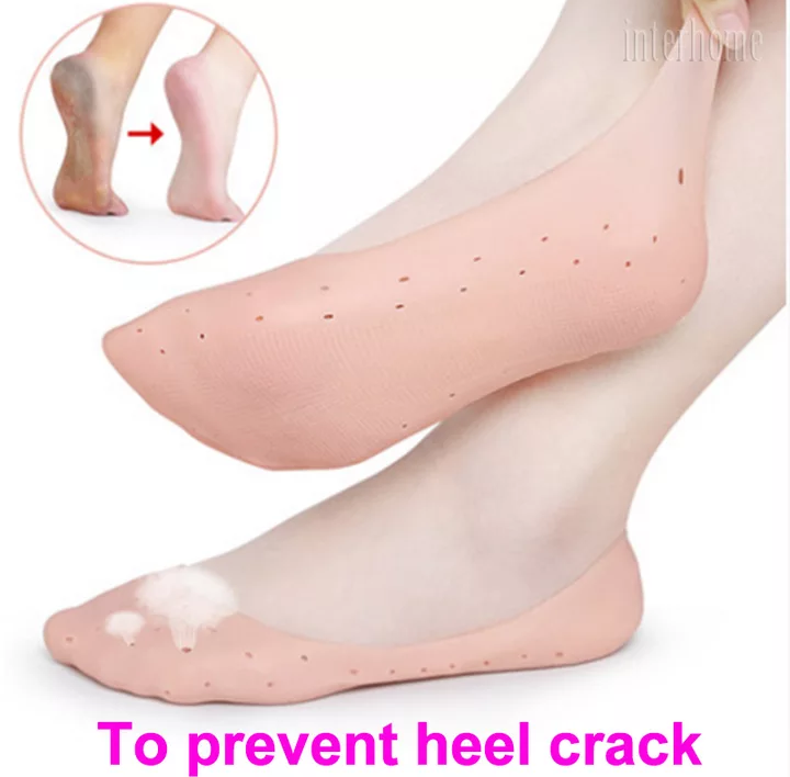 Silicon Gel Moisturizing Sock, Foot Care Protector, Women Foot Spa Ped –  Shopagainpk