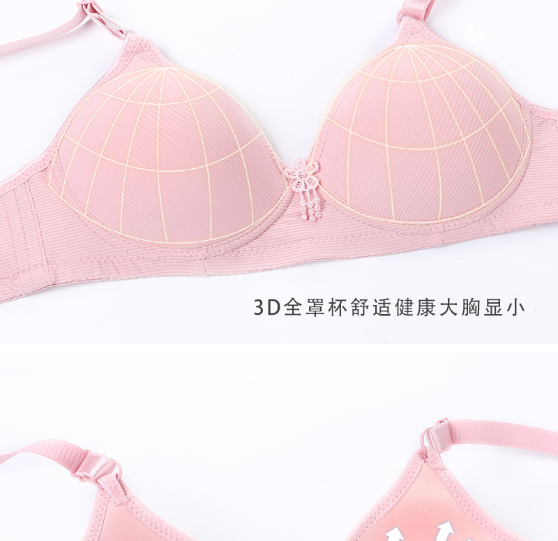 1/2PCS New Fashion Simple Cotton Girl Bra Underwear Student Bra Teen Girls  Thin Section Without Steel Ring Comfortable Bra - AliExpress