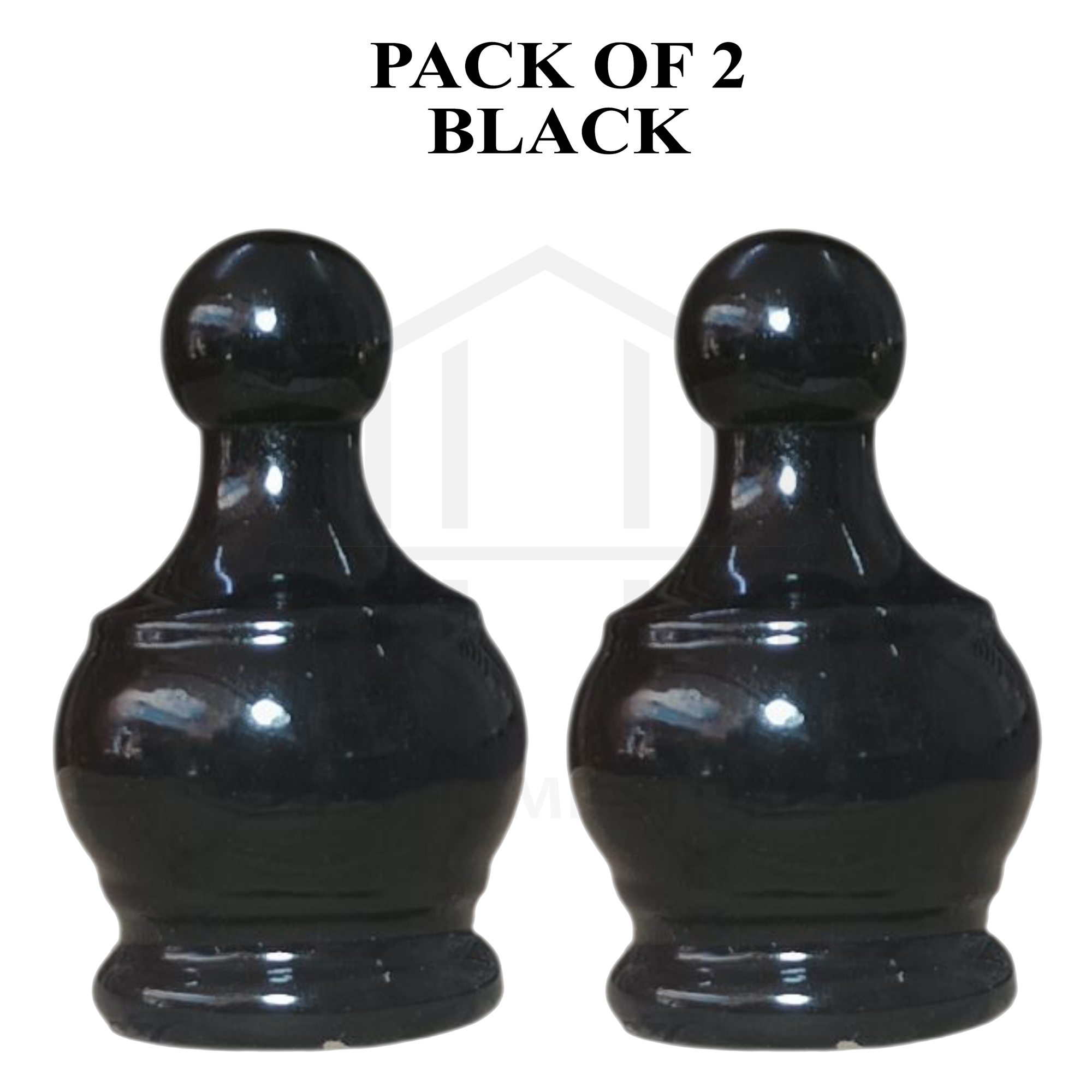 Curtain Rod End Stoppers, Durable Fiber unbreakable material end stoppers ,Minimalist Design