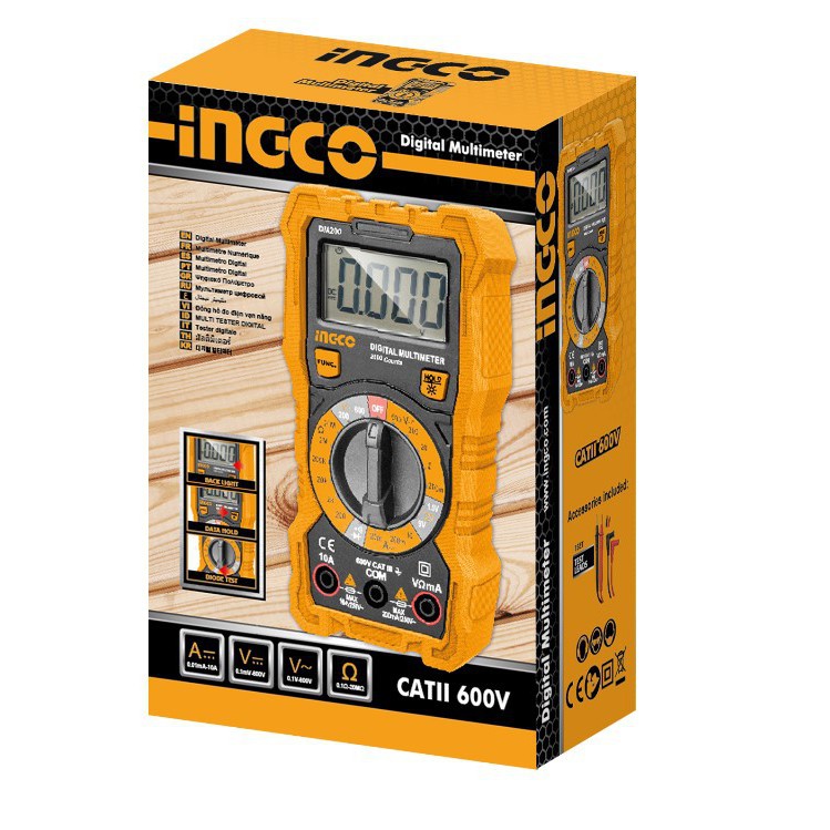Ingco Digital Multimeter Tester Meter Daraz.pk